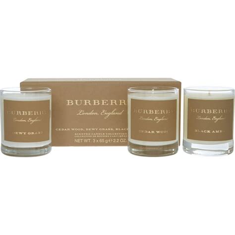 burberry candles set of 3|burberry scented candles.